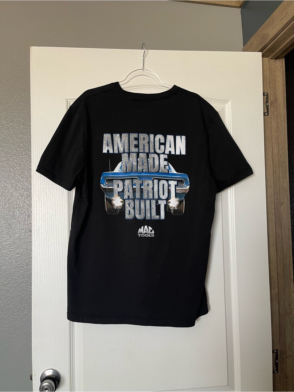 Men's Black 'American Made Patriot Built' Graphic Tee - Mac Tools